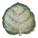 Cabbage leaf plate Barbotine