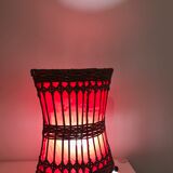 Lamp to be placed in rattan