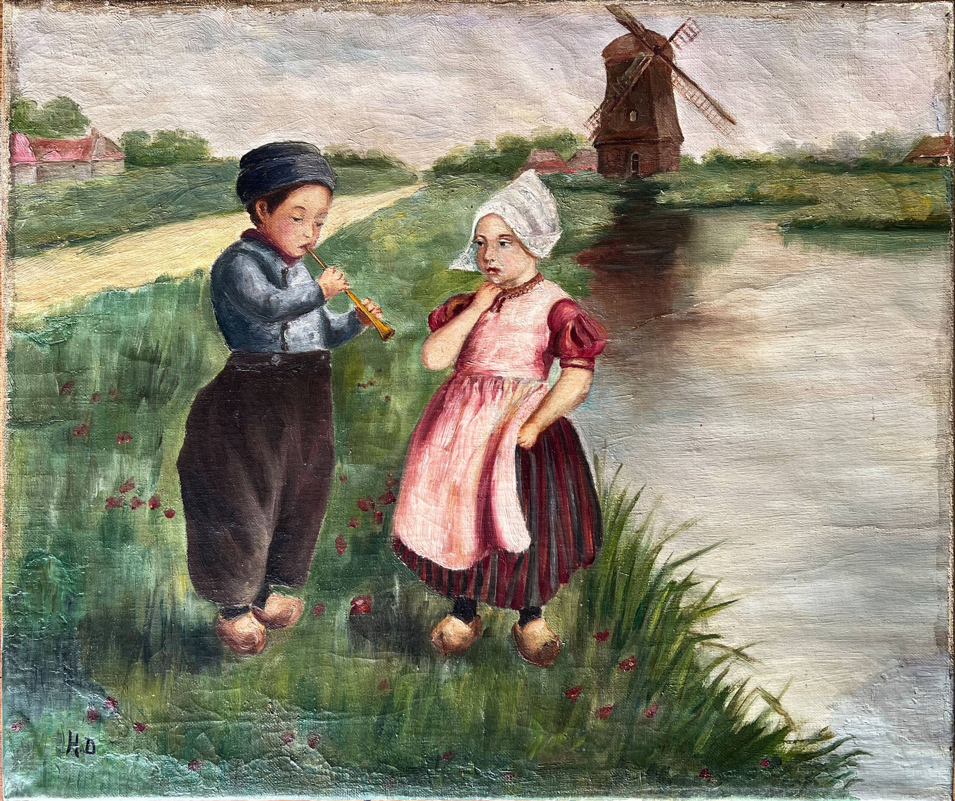 "Un air de pipeau devant le moulin"