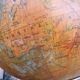 Vintage earth globe with light, Germany 1949