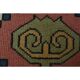 1970s Vintage Turkish Oushak Handmade Wool Cotton Pink Area Rug 151x225