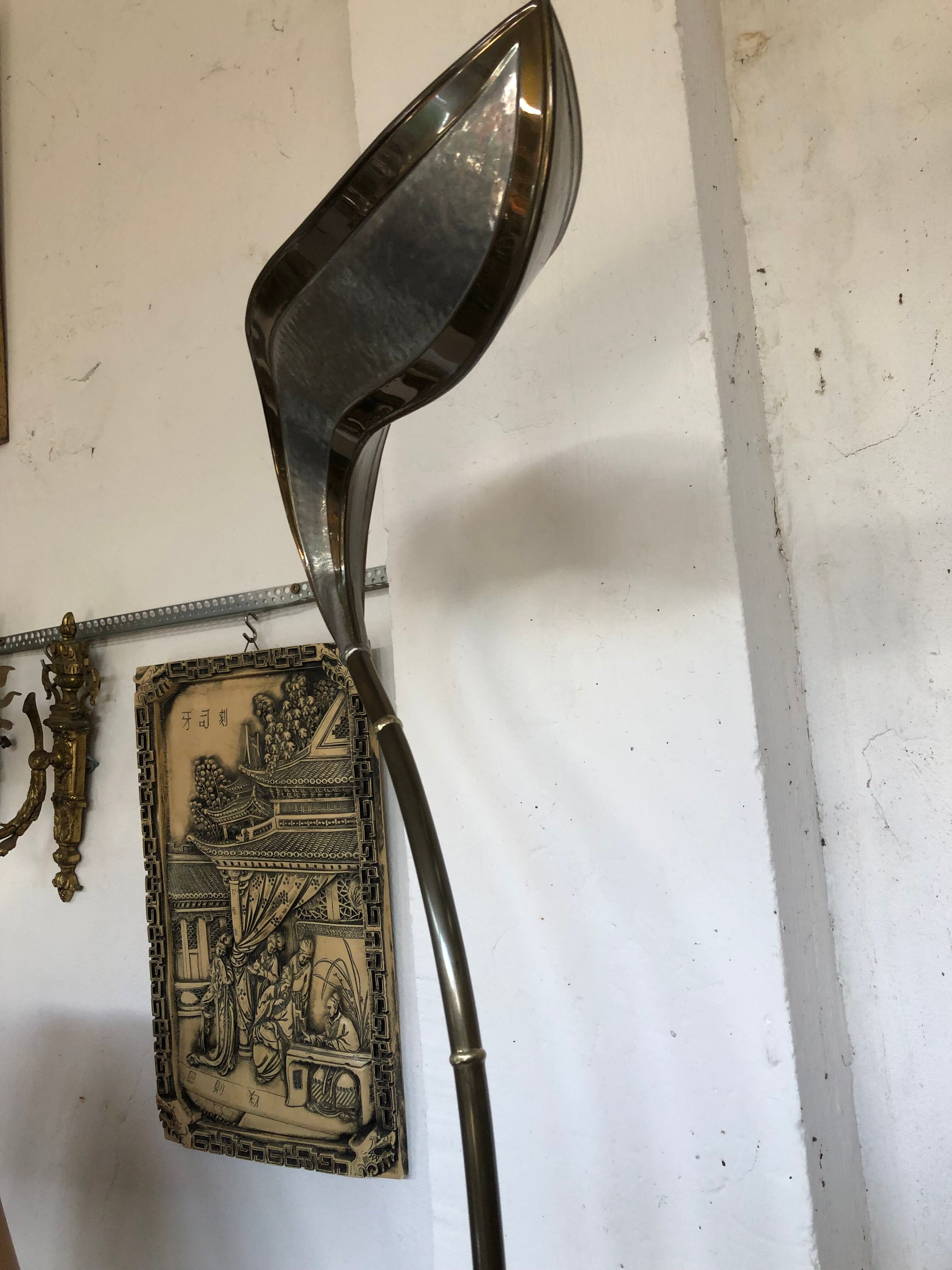 floral floor lamp of the 70s isabelle and richard faure