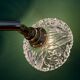 Vintage glass cut lampshade - tableware collection -
