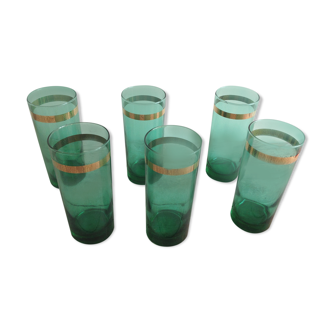 Series of 6 glasses