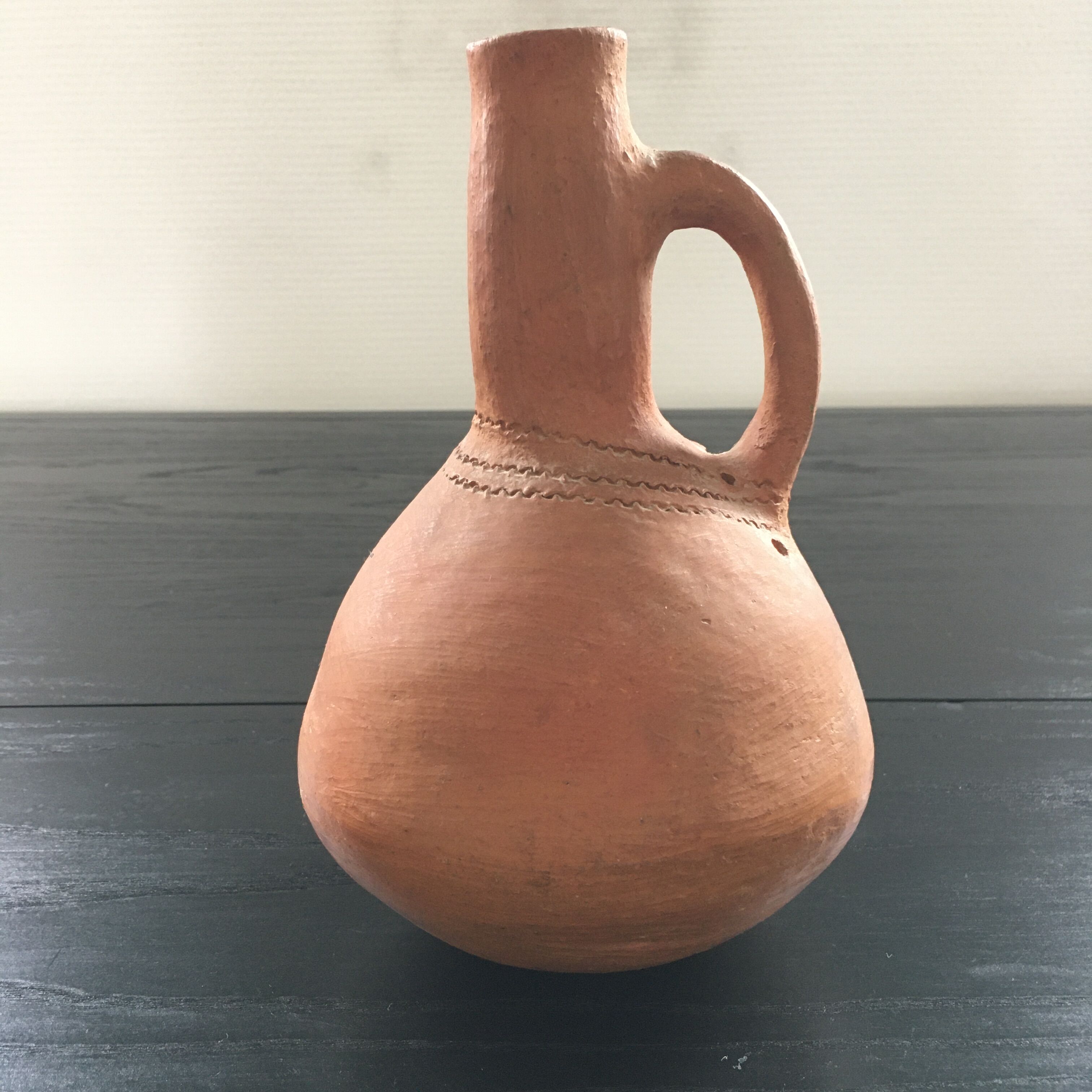 Terracotta soliflore vase