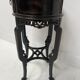 Asian style side table in natural wood, 20th century.