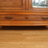 Thonet style curved wood cabinet
