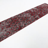 3x10 Vintage Floral Runner Rug, 70x306Cm