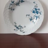 plates Bernardaud Limoges saint saens B & C blue vines