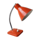 Orange desk lamp from the 1960s