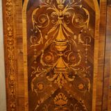 Vintage Regency style Italian marquetry wardrobe