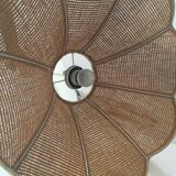 Vintage rattan flower suspension