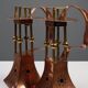 Pair of copper Table Candlesticks by Carl Deffner, Germany ca 1910