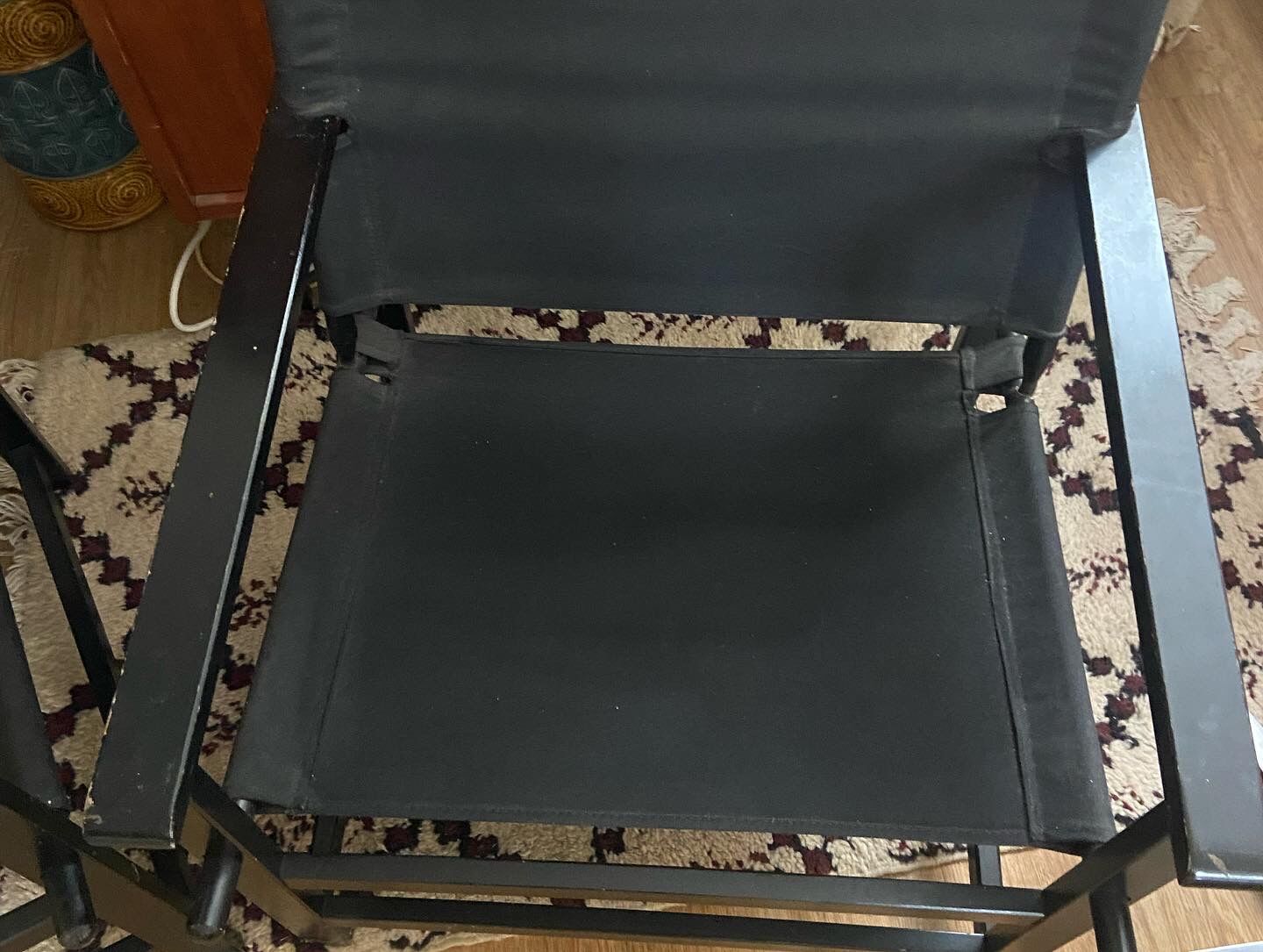 Pair of vintage Safari armchairs