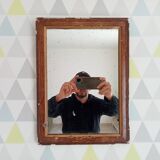 Antique 19th century mirror 38*28 cm