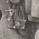 Engraving XIXth "Reading lesson in Orenburg & Country Ugsters"