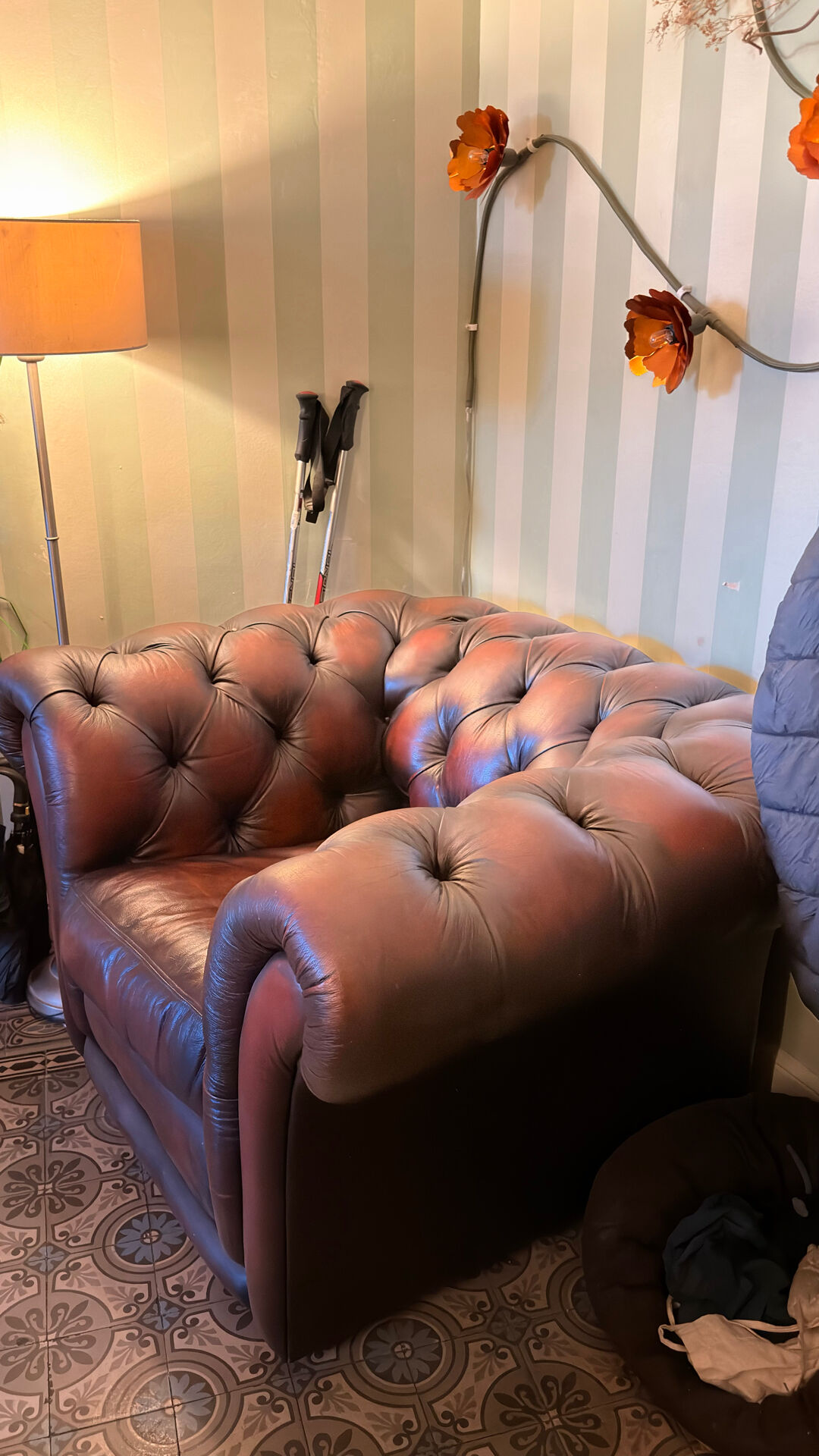 Chesterfield armchair