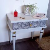 Vintage bedside table restyled