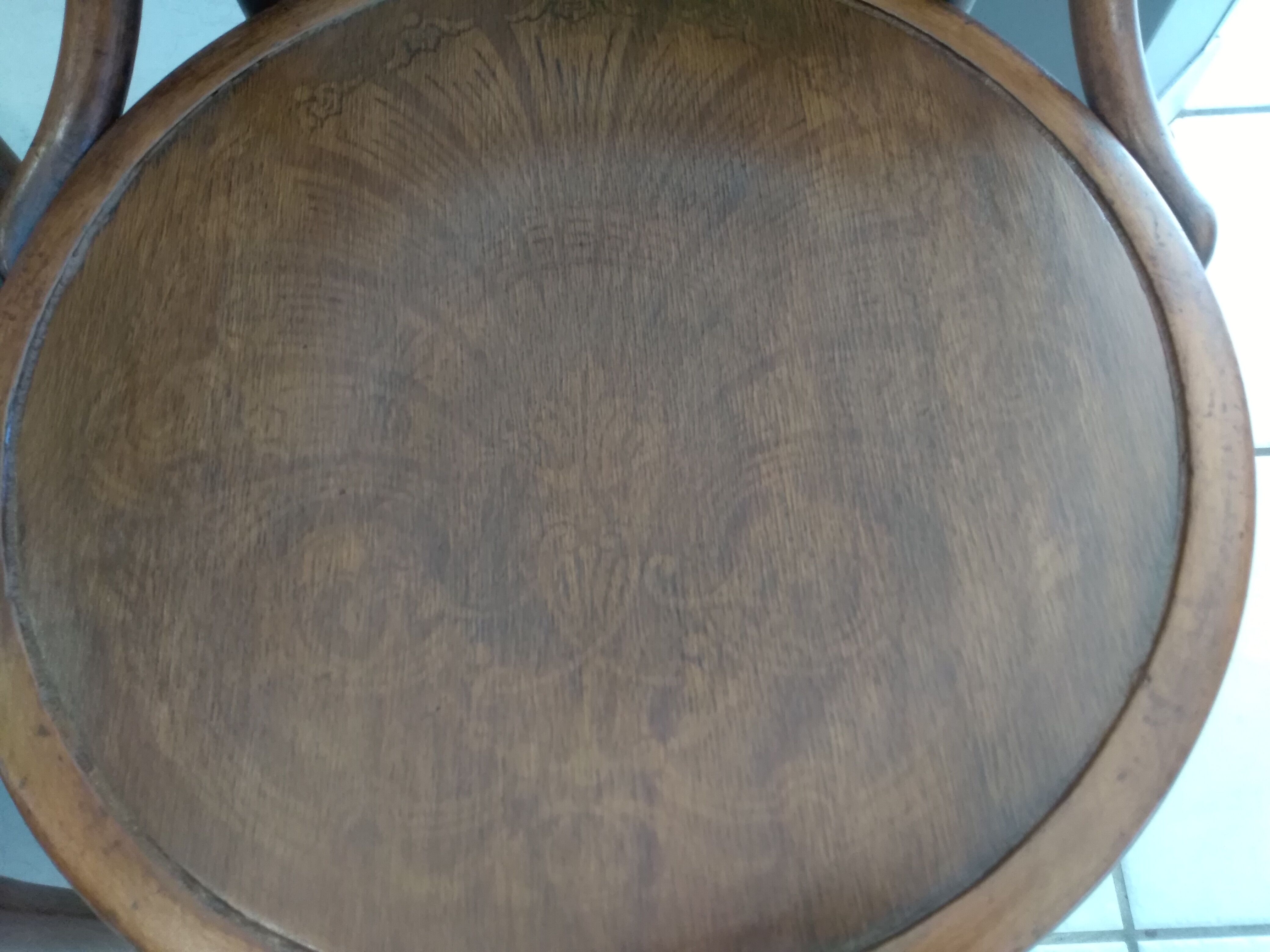Lot 6 chairs of Bistrot mismatched - 1900