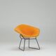 Diamond Chair – Yellow Upholstery - Harry Bertoia