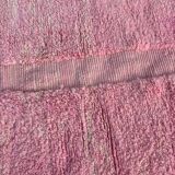 Tapis rose fait main traditionnelle 250cmx150cm