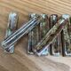 Set of 8 knife holders in enamelled stoneware