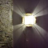 Murano glass wall light by Mazzega