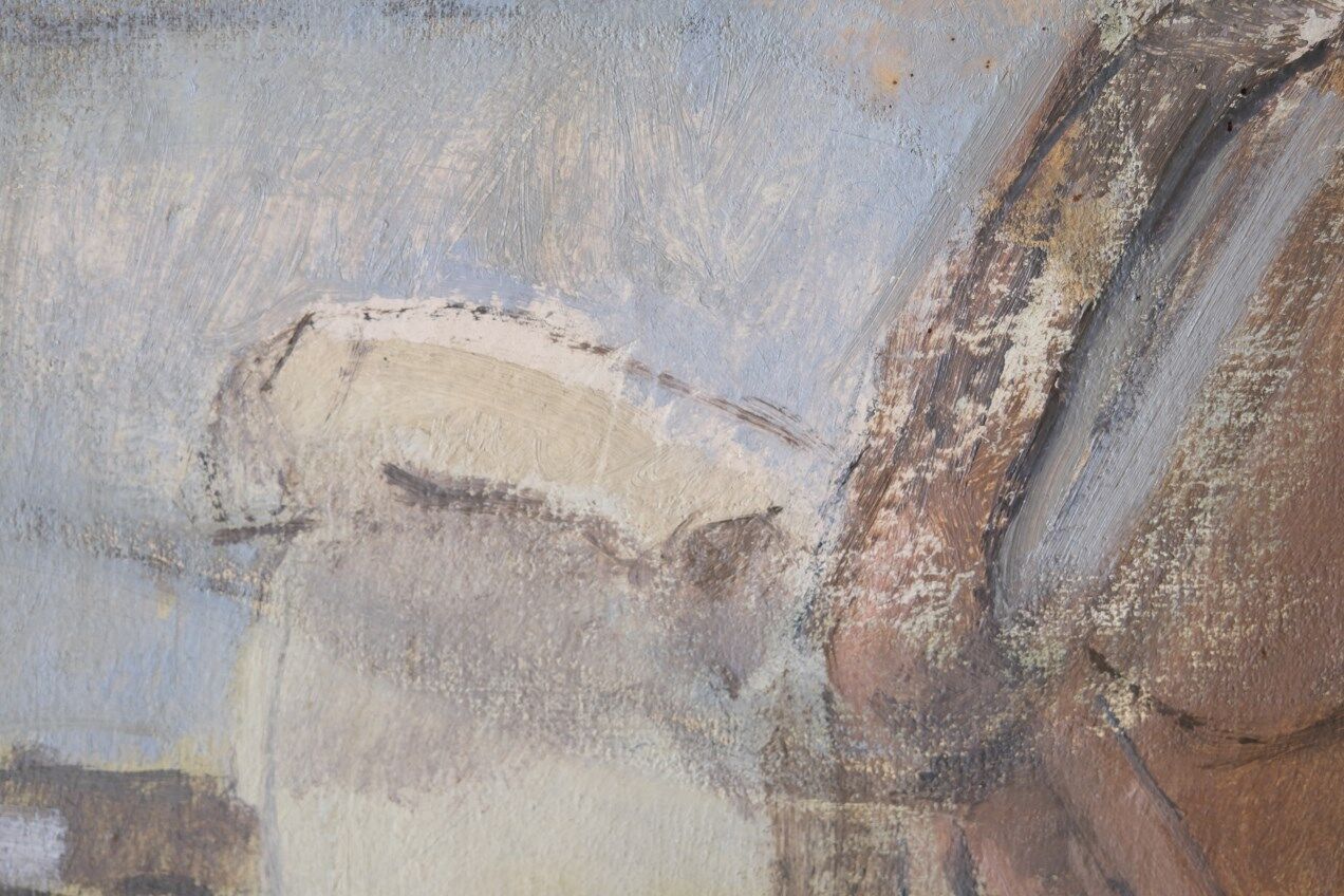 Ulla Borgström, Swedish Modern Painting, 1960s, Oil on Canvas, Framed