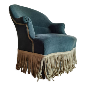 fauteuil crapaud velours