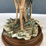 Herons lamp, capodimonte G.Armani 1960/70