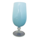 Pale blue opaline vase, opalescent glass, 1960s 70s