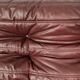 Modern French Togo leather sofa