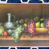 Oil on canvas still life reason signed