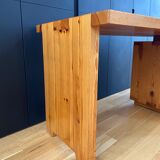 Articulated desk 1950-1960 solid pine
