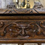 Table / desk style Henri II solid oak