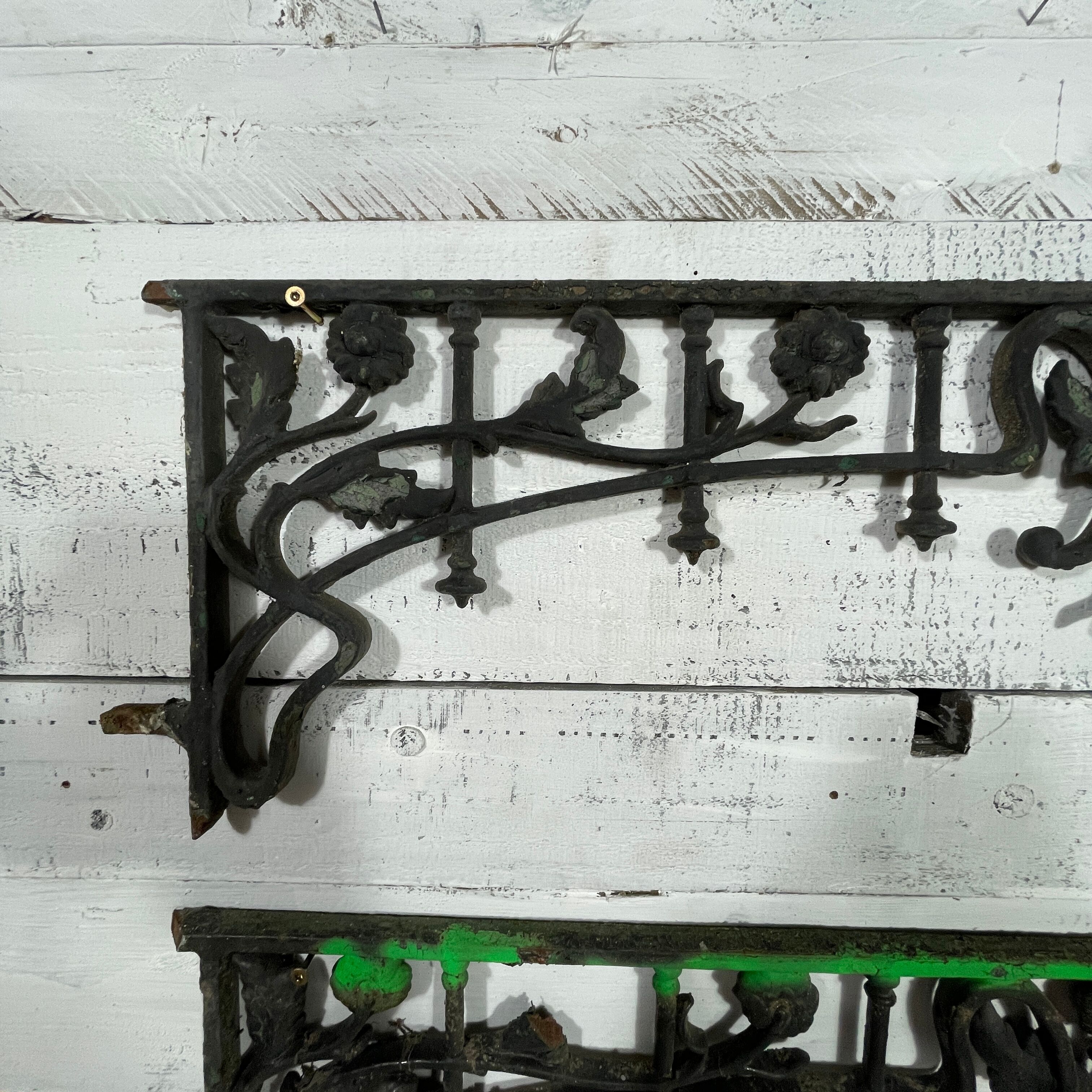 Cast iron railing