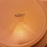 8 Saint Amand faience fondue plates Sologne model