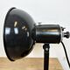 Vintage black enamel table photo lamp, 1950s