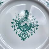 Vintage round dish from Gien Motton, made in France, 1980s, animal decor