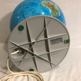 Lampe globe terre scan globe type 2000z made in danemark 1976 + support gris