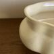 Neo-classical planter in ivory earthenware with XXL gadroons, 1950s