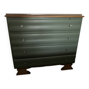 commode Vintage verte
