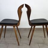 2 Baumann chairs, ant model, 50s-60s