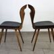 2 chaises Baumann modèle fourmi, années 50-60