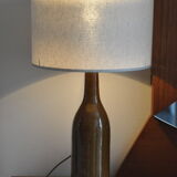 Stoneware bottle lamp