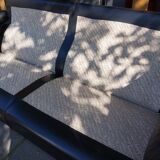 Black Leather Sofa by Tito Agnoli for Poltrona Frau, Italy, 1980s