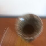 Vintage Artisanal Vase in Speckled Ceramic – Handmade (H 14cm)