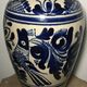 Vase poterie vintage en terre cuite vernissée de korond