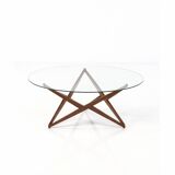 Angelo Ostuni coffee table with a sculptural base.