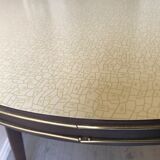 Vintage two-plated round coffee table